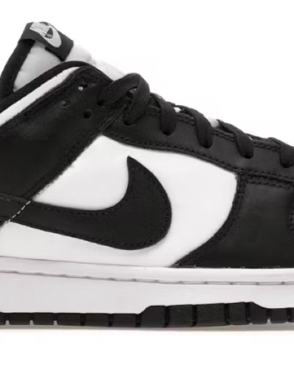 Nike Kids Black and White Low-Top Swoosh Sneakers